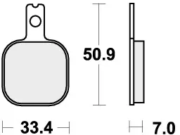 SBS - 656HF - Brake Pads - Organic Nu Kopen