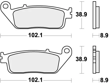 SBS - 811LS - Brake Pads - Sinter Goedkoop