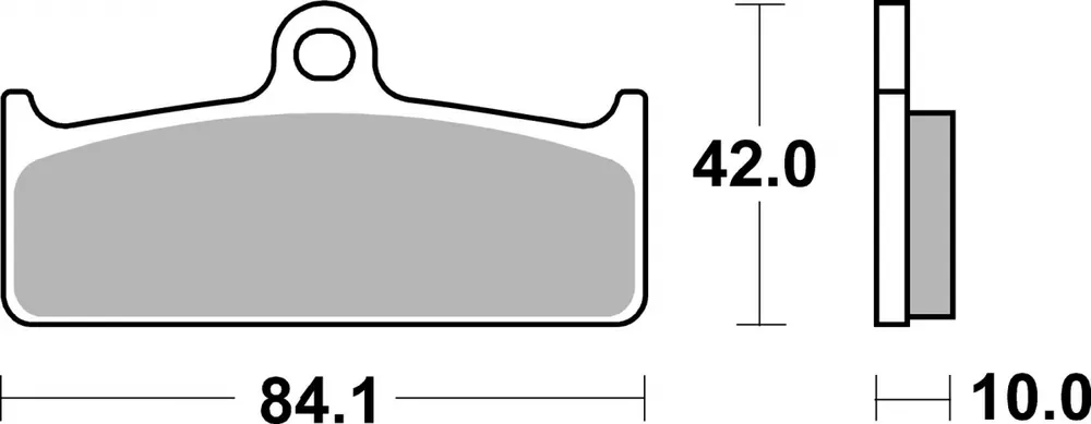 Hoge Kwaliteit SBS - 825DS-2 - Brake Pads - Sinter Racing