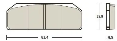 BREMBO - Z04 BRAKE PAD SINTER RACING - Brake Pads - ROAD RACING Gratis Retour