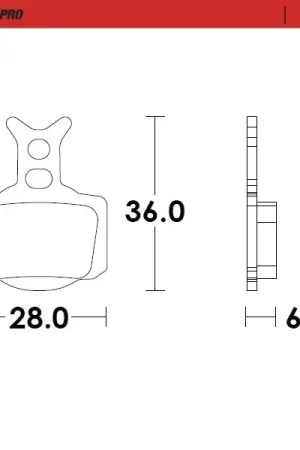 MOTO MASTER - 082811 - Brake Pads - Off Road Racing Weekendaanbieding
