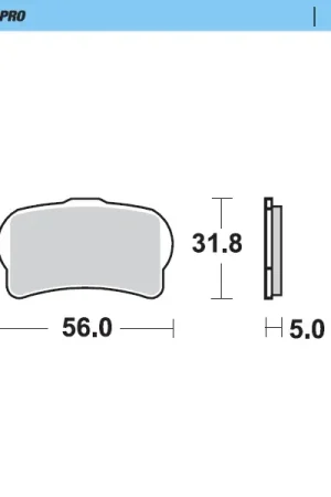 MOTO MASTER - 099512 - Brake Pads - Sinter Racing GP Direct Verzonden