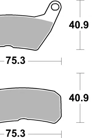 SBS - 928HF BRAKE PADS ORGANIC - Brake Pads - STREET Seizoensaanbieding