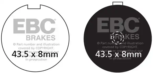 EBC - FA056 - Brake Pads - Organisch Merkproduct