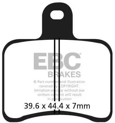 EBC - FA272 - Brake Pads - Organisch Lage Kosten