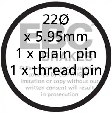 Merkproduct EBC - FA293 - Brake Pads - Organic