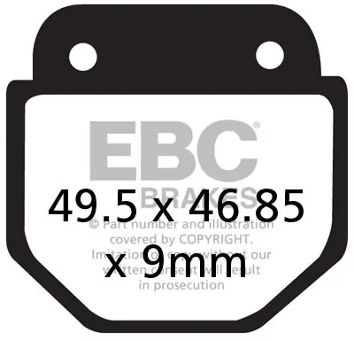 Ambachtelijk EBC - FA486 - Brake Pads - Organic
