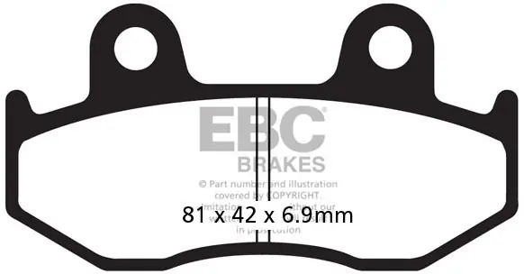 Direct Verzonden EBC - SFA323/2HH - Brake Pads - Sintered