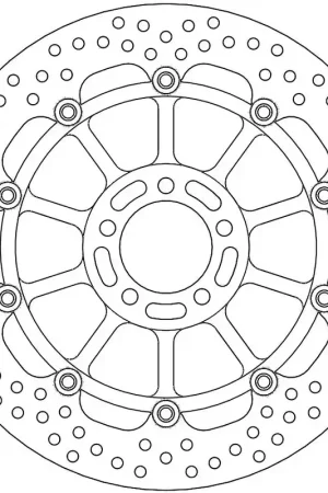 Speciale Aanbieding MOTO MASTER - 113120 - Brake Discs - HALO FLOAT ALU OFFS. DISC 320