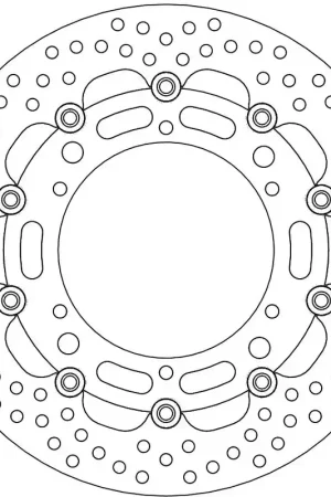 MOTO MASTER - 112136 - Brake Discs - HALO FLOATING ALU DISC 300 Premium