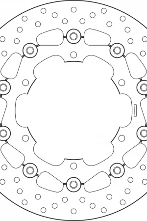 BREMBO - 78B40830 - Brake Discs - Compatibel met Yamaha Betrouwbaar
