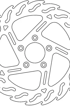 Express Levering MOTO MASTER - 110744 - Brake Discs - FLAME FIXED DISC 292, LEFT