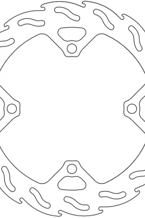 Express Levering MOTO MASTER - 110599 - Brake Discs - Flame Factory Fixed Disc 240