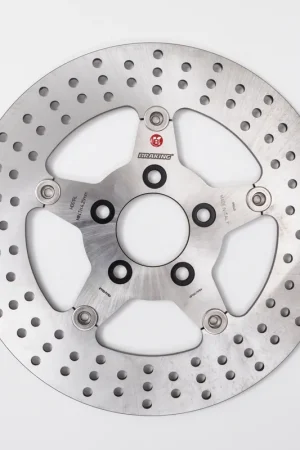 Finale Uitverkoop BRAKING - BRAKE DISC ROUND FLOATING STEEL HUB 292 - Brake Discs - Compatibel met Harley