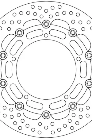 MOTO MASTER - HALO FLOATING ALU DISC 300 - Brake Discs - Floatend ontwerp Luxe