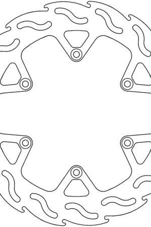 MOTO MASTER - 110312 - Brake Discs - Flame Fixed Disc 240 Goedkoop