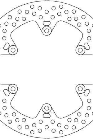 MOTO MASTER - 110480 - Brake Discs - HALO FIXED DISC 267 Professioneel