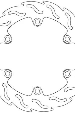 Betrouwbaar MOTO MASTER - 110322 - Brake Discs - Flame Fixed Disc 260
