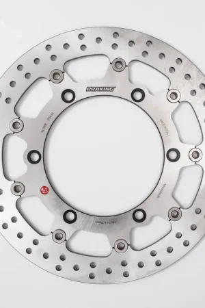 Gecertificeerd BRAKING - BRAKE DISC ROUND FLOATING STEEL HUB 310 - Brake Discs - Geschikt voor Triumph