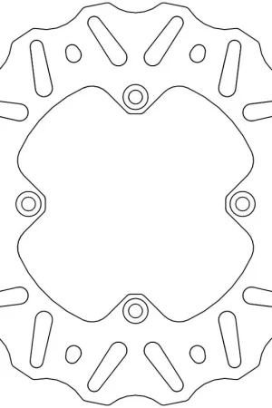 MOTO MASTER - 110366 - Brake Discs - Compatibel met Yamaha YZ 65 en 85 Laatste Versie