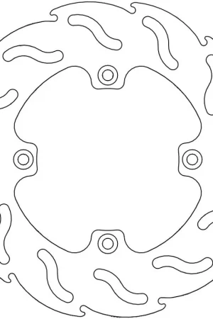 MOTO MASTER - 110224 - Brake Discs - Flame Fixed Disc 190 Topkwaliteit