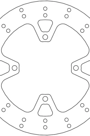Tijdelijk Beschikbaar MOTO MASTER - 110446 - Brake Discs - ROUND FIXED DISC 227