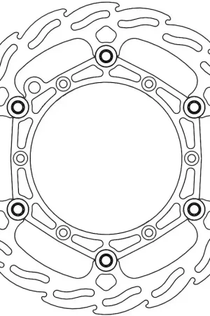Betrouwbaar MOTO MASTER - 111033 - Brake Discs - Flame Floating Steel Disc 260