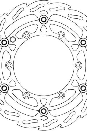 MOTO MASTER - 112083 - Brake Discs - FLAME FLOATING ALU DISC 270 Meest Verkocht