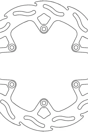 MOTO MASTER - 110218 - Brake Discs - Flame Fixed Disc 220 Meest Verkocht