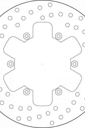 In De Mode BREMBO - 68B407C1 - Brake Discs - Compatibel met Yamaha TT 600