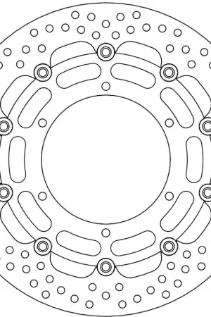 Luxe MOTO MASTER - HALO FLOATING ALU DISC 320 - Brake Discs - Geschikt voor Yamaha