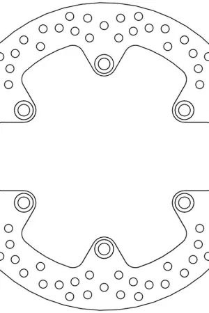 MOTO MASTER - 110562 - Brake Discs - HALO FIXED DISC 276 Origineel