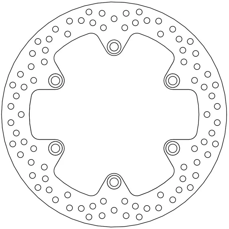MOTO MASTER - 110562 - Brake Discs - HALO FIXED DISC 276 Origineel