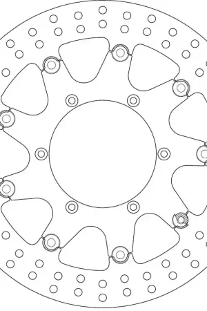 FERODO - FMD0038RF - Brake Discs - Geschikt voor Aprilia Pegaso Budget