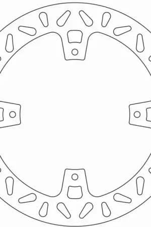 Modern FERODO - FMD0015R - Brake Discs - Compatibel met Honda Xr en Xr 600 modellen