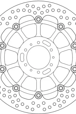 MOTO MASTER - HALO FLOAT ALU OFFS. DISC 296 - Brake Discs - Aluminium Direct Beschikbaar