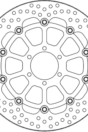 Actieprijs MOTO MASTER - 112264 - Brake Discs - HALO FLOATING ALU DISC 300
