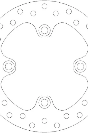 MOTO MASTER - 110346 - Brake Discs - ROUND FIXED DISC 200 Beste Prijs