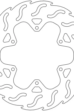 Favoriet MOTO MASTER - 110424 - Brake Discs - Flame Fixed Disc 240