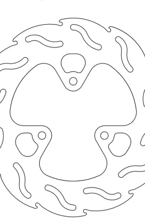 Beperkt Aanbod MOTO MASTER - 110208 - Brake Discs - Flame Fixed Disc 220