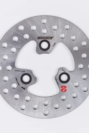 BRAKING - BRAKE DISC ROUND FIX FRONT - Brake Discs - Geschikt voor Aprilia en Piaggio Korting