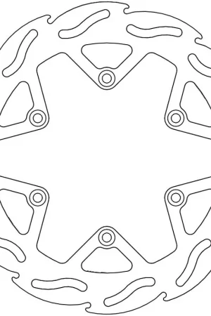 MOTO MASTER - 110264 - Brake Discs - Flame Fixed Disc 220 Luxe