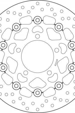 BREMBO - 78B40815 - Brake Discs - Geschikt voor Kawasaki Zx 6 r 3, 4 en Zx 6 rr 3, 4 Betrouwbaar