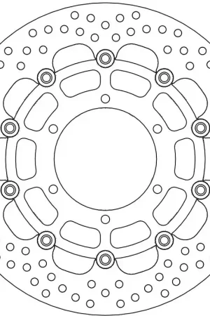 Laatste Kans MOTO MASTER - 112132 - Brake Discs - HALO FLOATING ALU DISC 310