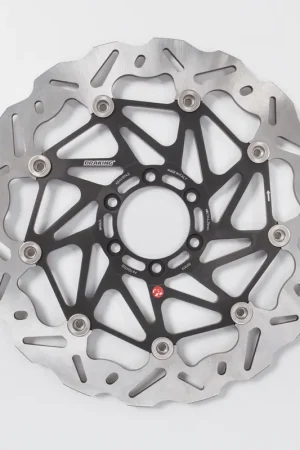 Koopje BRAKING - BRAKE DISC WAVE FLOATING AL-HUB SK2 320 - Brake Discs - Geschikt voor Ducati 748 r 1 en 2