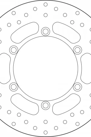 BREMBO - 68B407E6 - Brake Discs - Compatibel met Yamaha VP 125 en 250 Hete Deal
