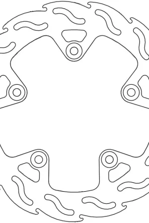 MOTO MASTER - 110314 - Brake Discs - FLAME FIXED DISC 240 Beste Prijs