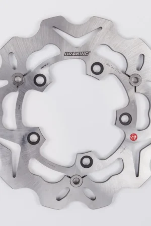 Geld-Terug-Garantie BRAKING - BRAKE DISC WAVE SEMI-FLOATING 3 PINS - Brake Discs - 3 Pins