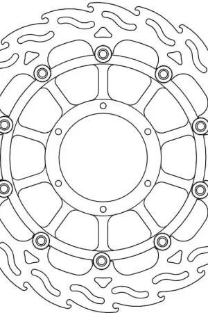 Betaalbaar MOTO MASTER - 113037 - Brake Discs - Flame Float Alu Disc 330