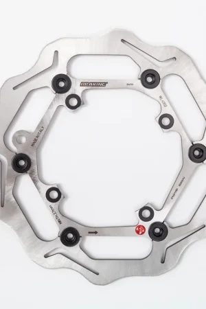 Superprijs BRAKING - BRAKE DISC WAVE FLOATING STEEL HUB 260 - Brake Discs - Stalen hub